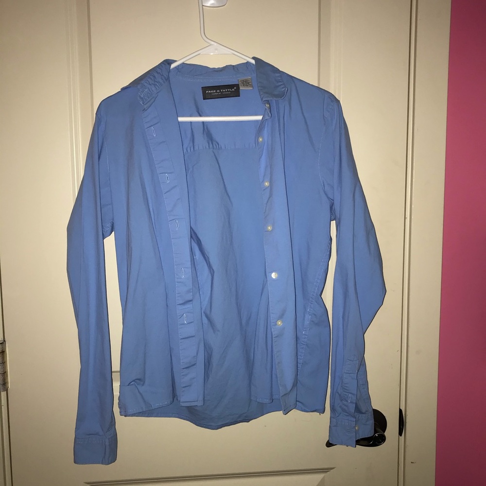 PAGE & TUTTLE button down shirt